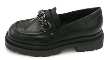 Mjus P75105 Mocassin Cuir Noir