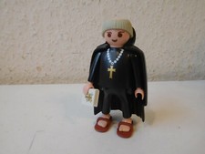 Playmobil du set 6464 3627 médiéval père prêtre moine église costumes 3666 5300