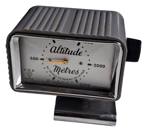 Ancien altimètre voiture - de,
