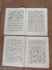 Ancienne Partition Musique/Ludwig Van Beethoven / Op 102/2 Sonates /Violoncelle