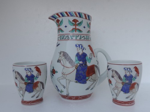 Ancien pêcheur porcelaine - pêcheur,