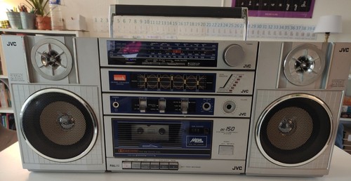 Boombox jvc 150l - pc-150l, mini