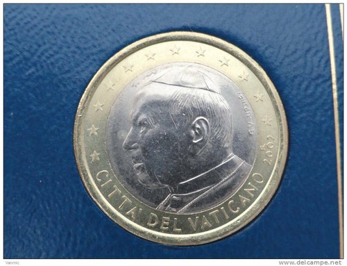 Euro vatican 2002 issu du - vatican, /