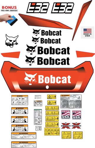 Fits bobcat e32 - decal, mini