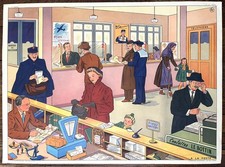 📫 Ancienne affiche scolaire