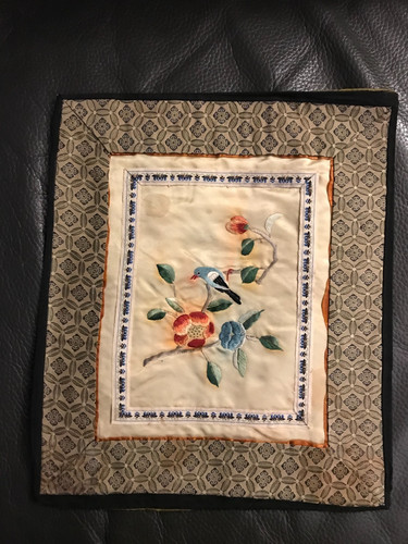 Napperon broderie soie chine - broderie,