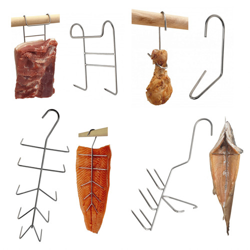 Crochets pour fumer - , viande
