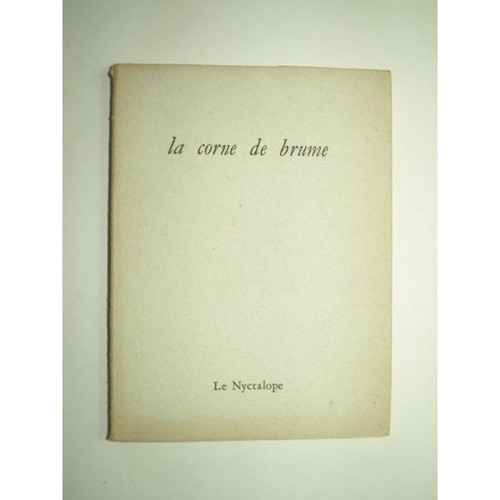 Anonyme corne de brume - anonyme,