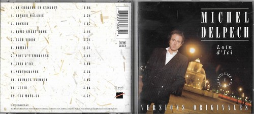 Titres michel delpech - cd,