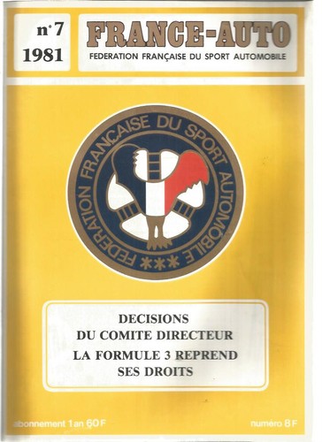 France auto 1981 - -,