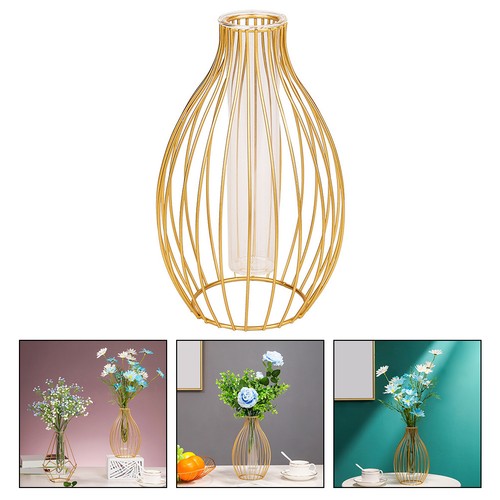 Tube verre vases de fer - en,