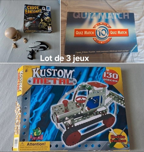 Lot jeux kustom metal - lot,