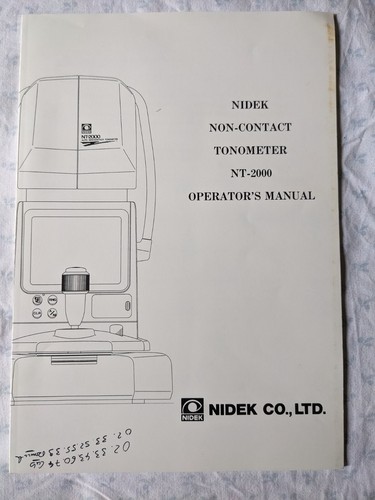 Nidek 2000 tonomètre - nidek,