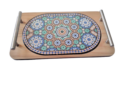 Plateau service bois decor - de,