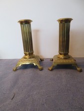 2 anciens bougeoirs de style