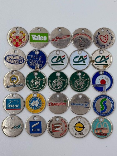 Lot jetons caddie - lot, de