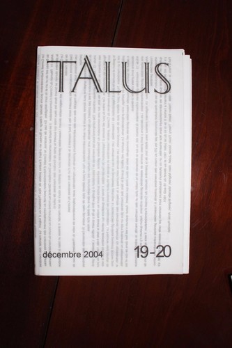 Revue talus tristan bastit - talus,