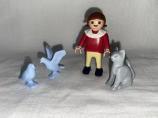 Playmobil Fillette Chat Colombes Terrasse Victorian 1900 5326 70896 Maison Parc