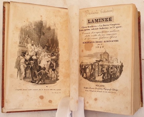 Almanach milano laminee - milano,