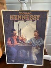 Ancienne Affiche Pub Cognac Hennessy Deco Bar Draeger Bistrot Vintage