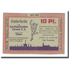 Billet, Allemagne, Cottbus, 10 Pfennigs, valeur faciale, 1921, UNZ-