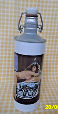 C2/ Rare Vintage FANCY BIKER BEER Bière Allemande Bouteille Motard..MOTO