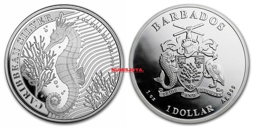 Barbade 2023 dollar once en - 2023,