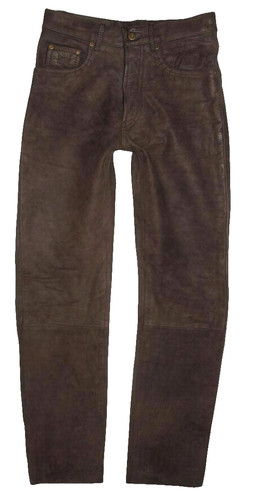 Homme jean cuir nubuque - d'homme,
