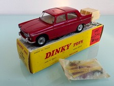 Dinky Toys Réf  536 Peugeot 404 toit ouvrant remorque neuve en boîte d'origine.