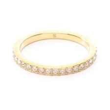 Bague Dior plaqué or strass