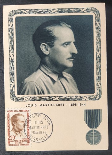 Carte maximum 1er jour 1959 - maximum,