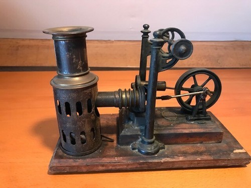 Jouet ancien machine vapeur - machine, à