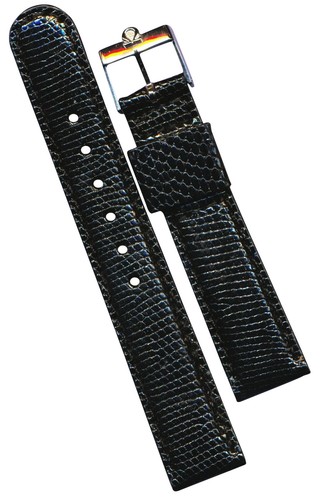 Noir 19mm rétro gen lézard - noir, gen.lézard