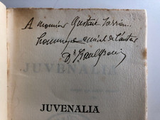 PAUL DE NEVE JUVENALIA ENVOI