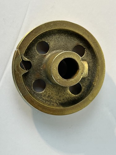 Antique music box pulley - music, disc