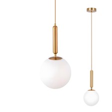 LFsem Nordic Moderne Simple Suspension Lampe Boule De Verre Plafonnier Simple