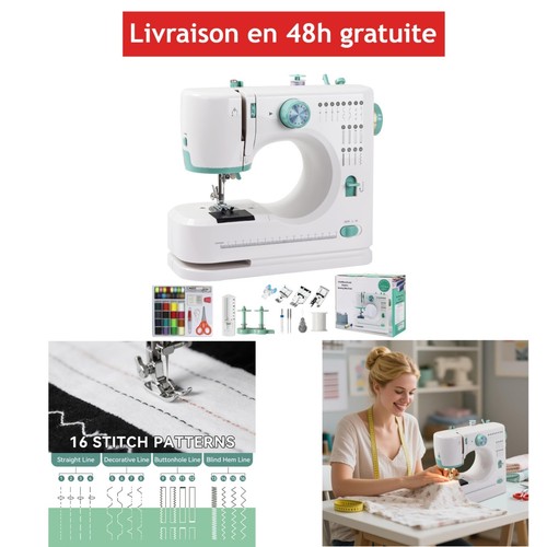 Machine coudre portable - à,