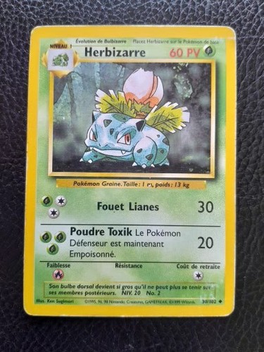 Carte pokemon herbizarre - pokemon,