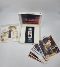 Coffret VHS Titanic avec extrait de pellicule