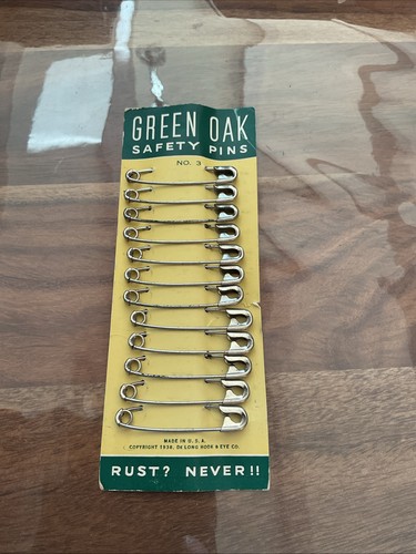 Ww2 safety pins - safety, green