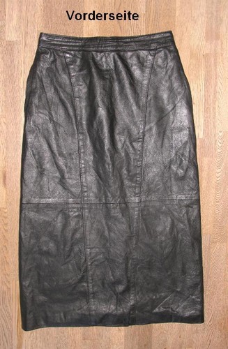 Jupe cuir longue - longue, en