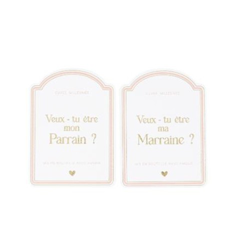 Stickers bouteille parrain - 2,