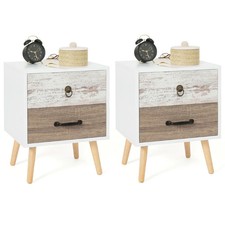 Lot de 2 tables de chevet