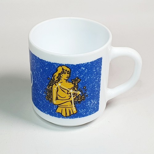 Ancien mug tasse vierge bleu - ancien,