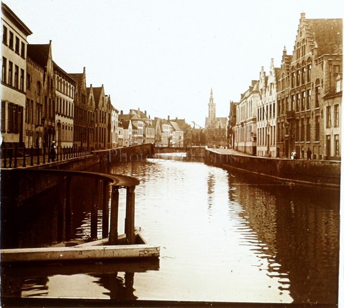 Belgique bruges quai - belgique, des