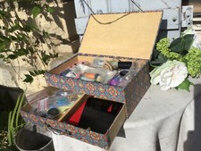 Ancienne boite tissu - , couture