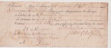 1711 France Bill of Exchange