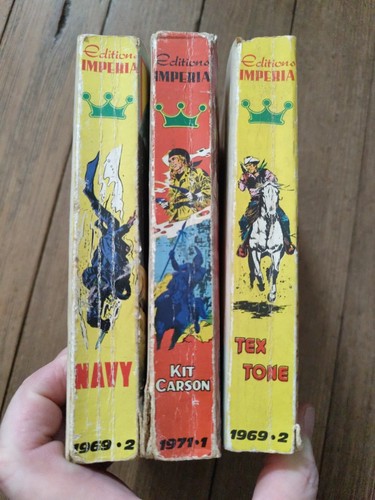 Lot reliures imperia - imperia, dos
