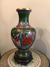 CLOISONNE VASE BRONZE EMAUX