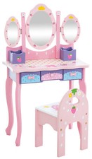 Coiffeuse pour enfants Emilia avec chaise